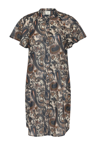 427HMMinna skjortklänning 803 Earthy Paisley print - HM1469 Thumbnail
