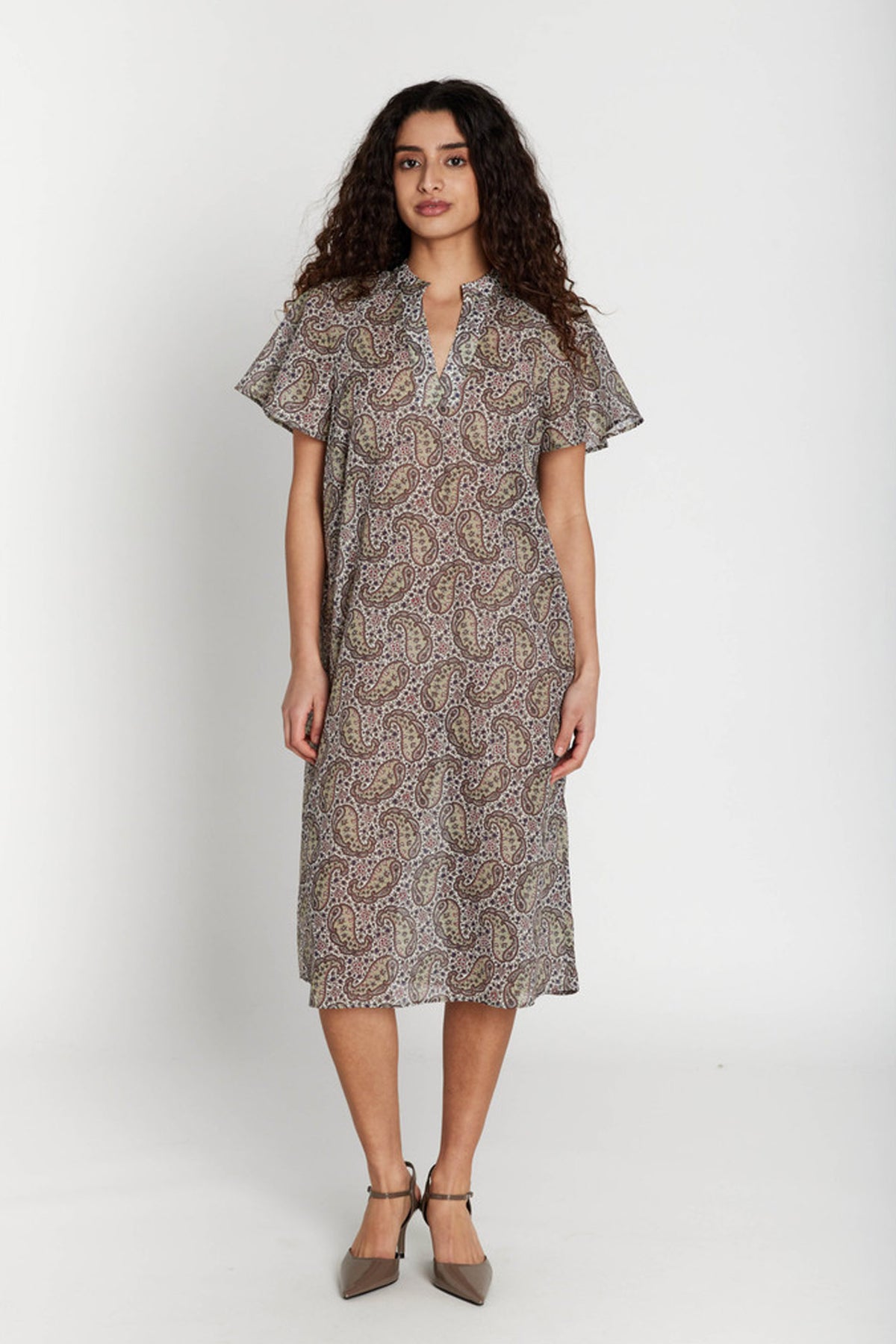 427HMVilan klänning 808 Rose paisley print - HM1450