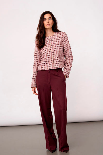 TikaCC Boucle Jacket 35007-Dusty Rose - 500361 Thumbnail