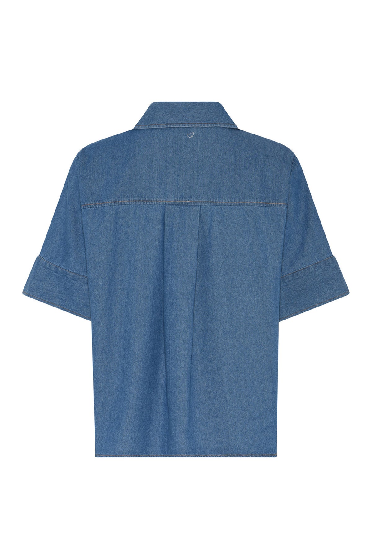 469HMMeki denimskjorta 218 Steel Blue - HM1458