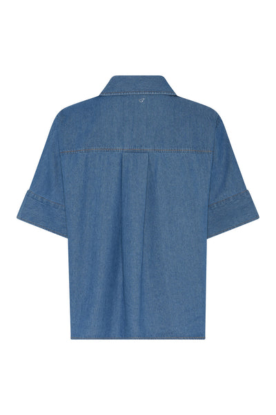 469HMMeki denimskjorta 218 Steel Blue - HM1458 Thumbnail