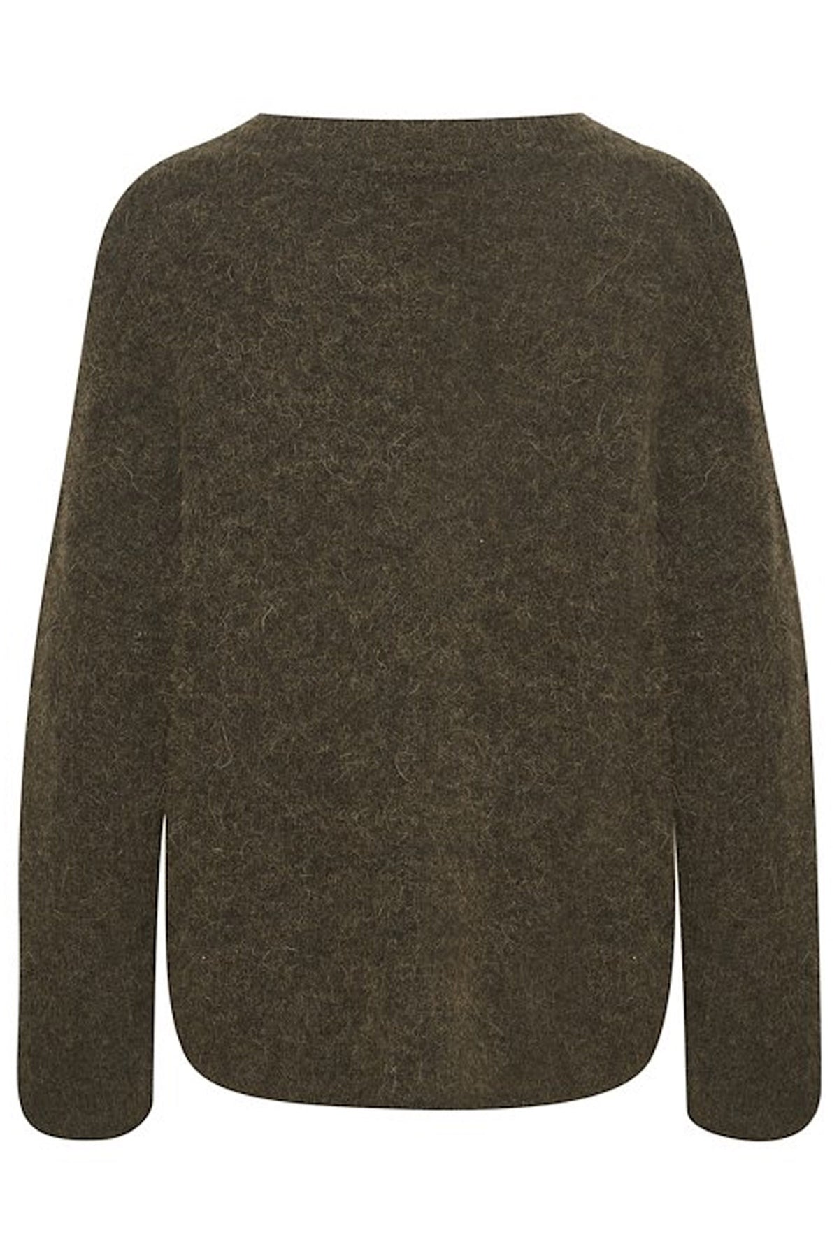 AlphaGZ V-pullover NOOS Mörk olivmelerad - 10905932