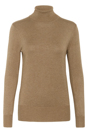 Astrid polotröja Toasted Coconut Melange - 500023