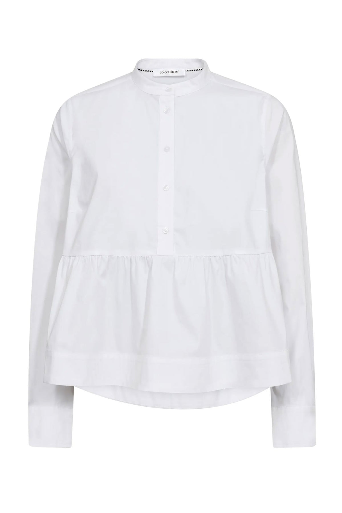PoppyCC LS Flare Blouse 10001-White - 500025