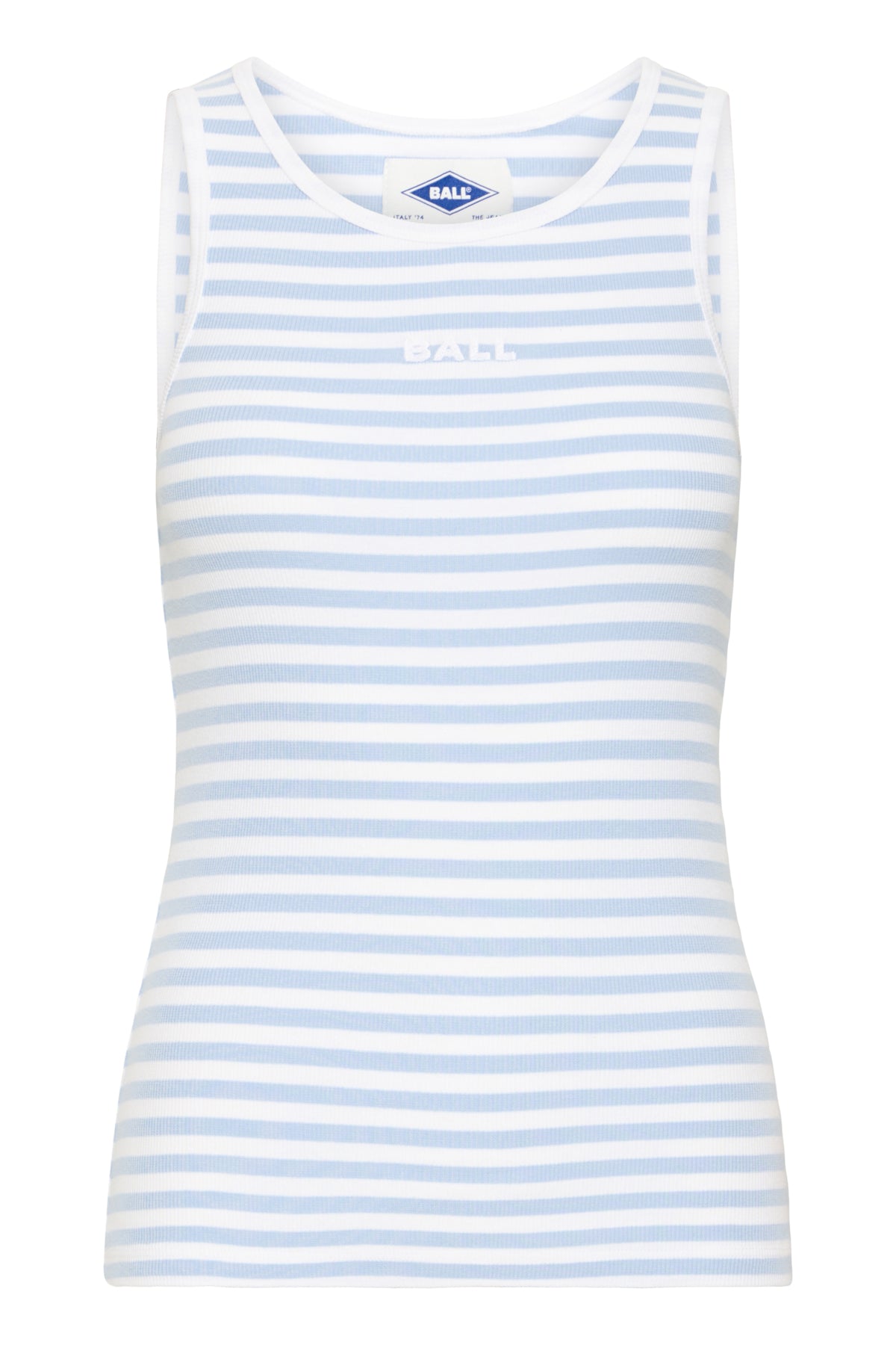 BAALTOBELLI TANK TOP Blanc de Blanc m. Powder Blue - 50405006