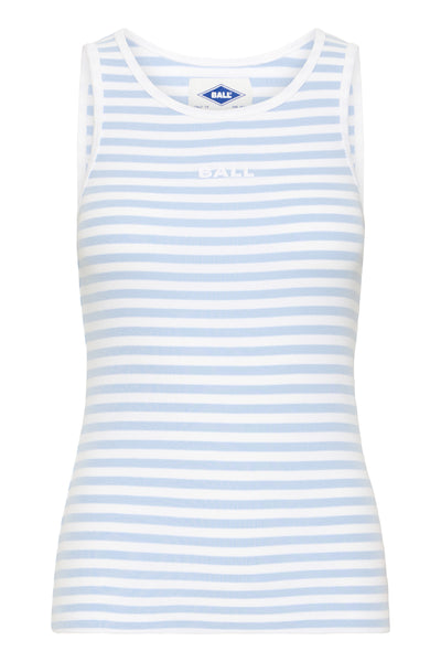 BAALTOBELLI TANK TOP Blanc de Blanc m. Powder Blue - 50405006 Thumbnail