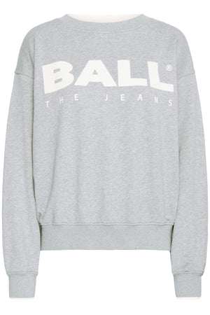 BASIMONA SWEAT Medium Grey Melange - 50405055