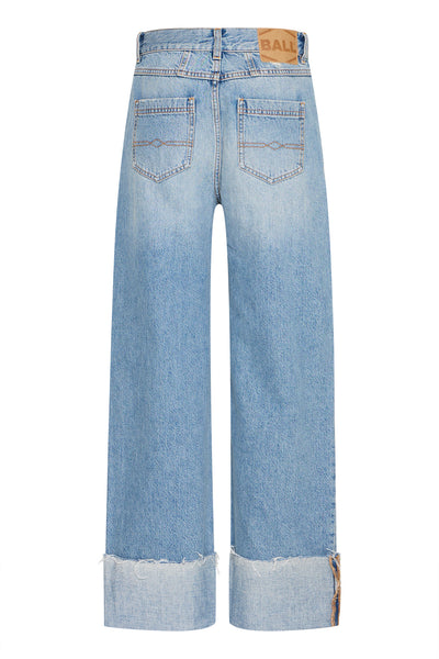 BASERAFINA JEANS VINTAGE MEDIUM BLUE DENIM - 50405100 Thumbnail