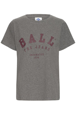 BAMALDINI T-SHIRT Mörkgråmelerad - 50405122