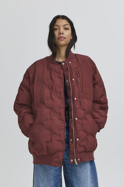 BAESTEL QUILTED OZ BOMBER Chocolate Truffle - 50405264 Thumbnail