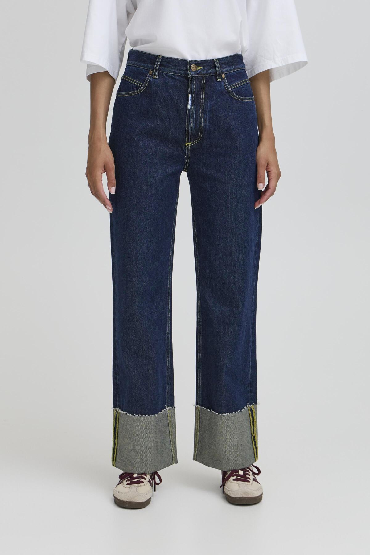 BASERAFINA JEANS BLÅ/SVART TVÄTT - 50405280