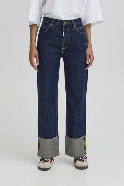 BASERAFINA JEANS BLÅ/SVART TVÄTT - 50405280 Thumbnail