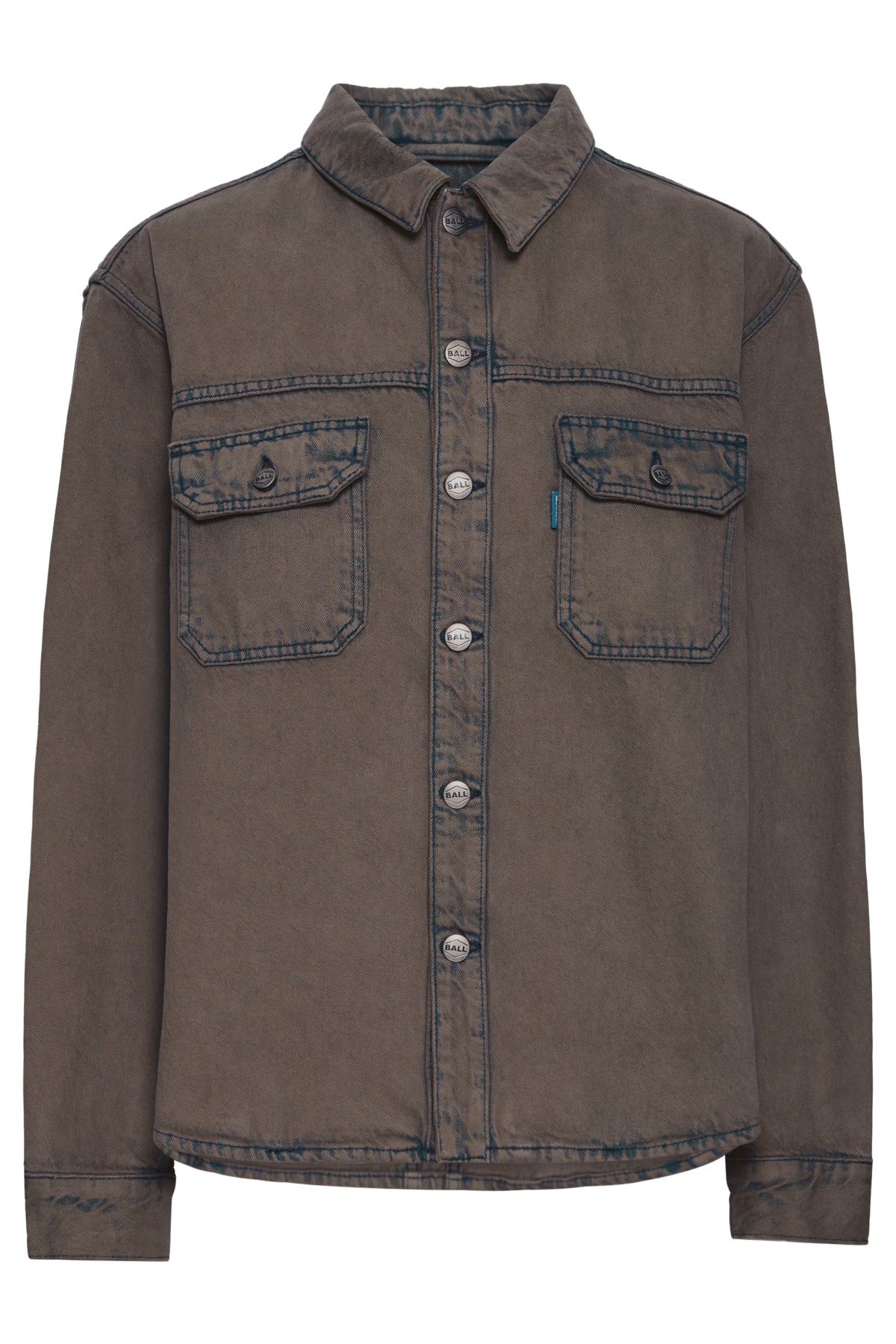 BAPIETRO OZ DENIM SHIRT Coffee Bean - 50405308