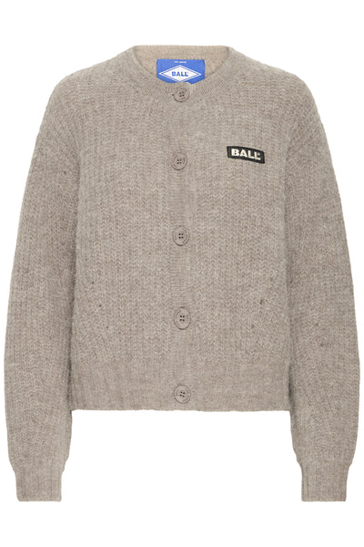 BASTACY RIB CARDIGAN Vintage Khaki - 50405351 Thumbnail