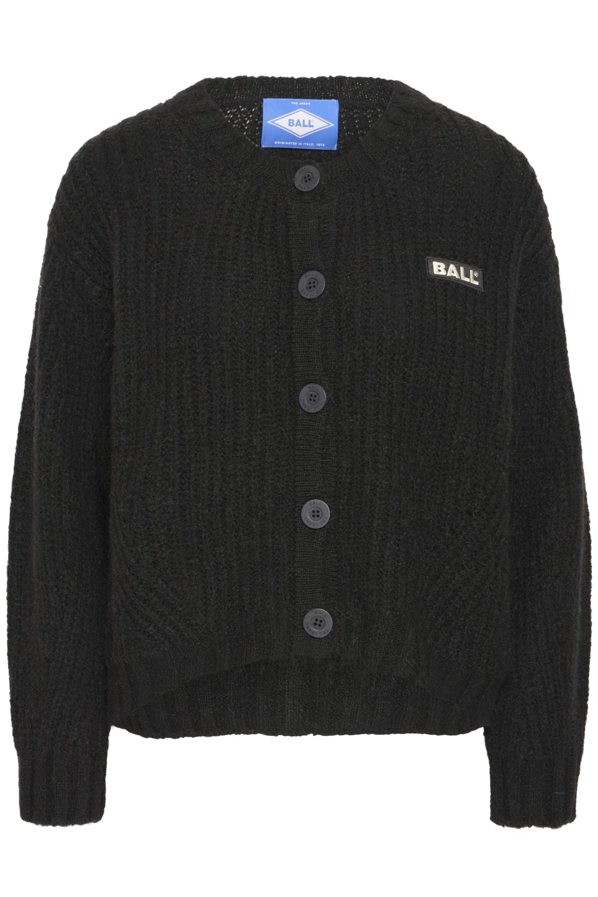 BASTACY RIB CARDIGAN Svart - 50405351