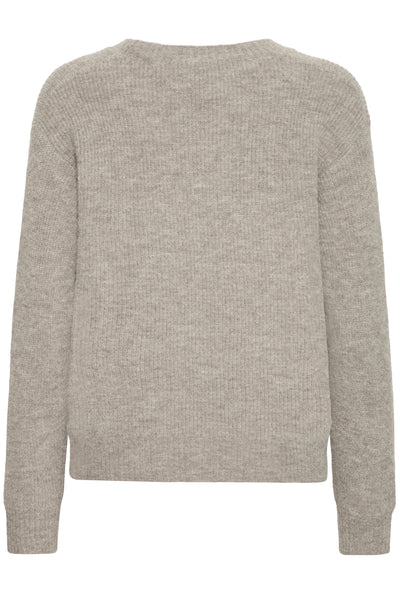 BASTACY RIB LOGO PULLOVER Vintage Khaki - 50405353 Thumbnail