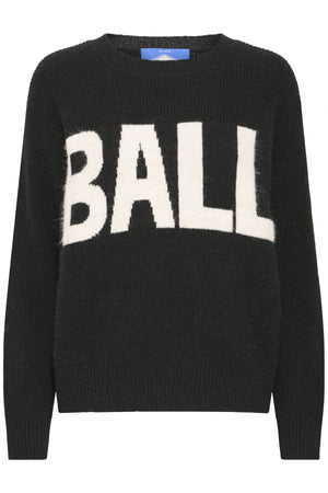 BASTACY RIB LOGO PULLOVER Black - 50405353