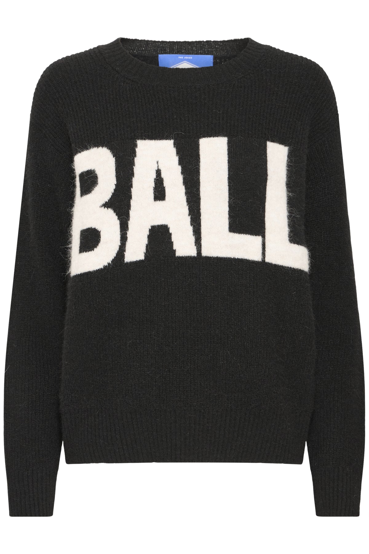 BASTACY RIB LOGO PULLOVER Black - 50405353