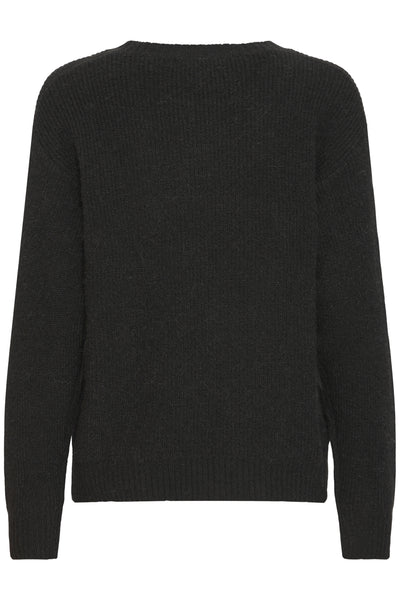 BASTACY RIB LOGO PULLOVER Black - 50405353 Thumbnail