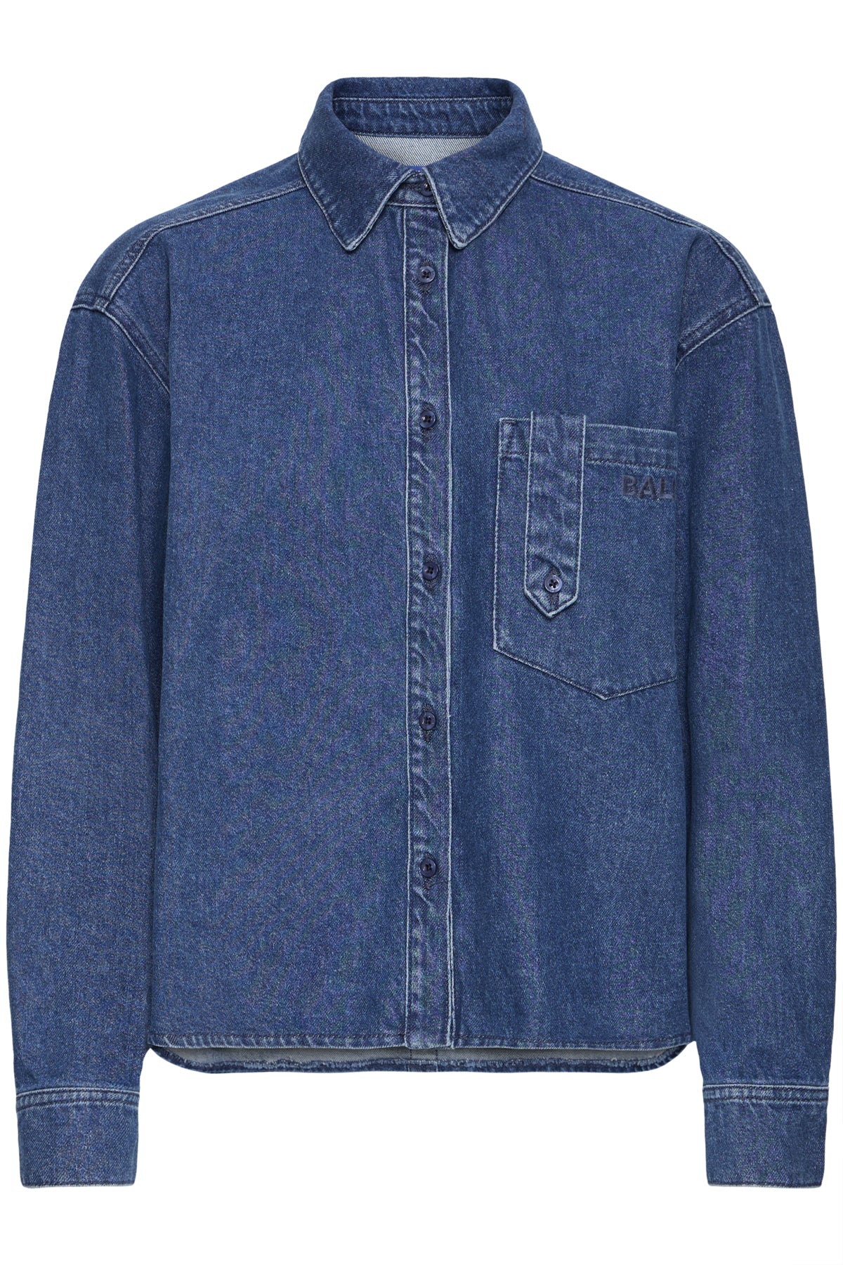 BABIANCA DENIMSHIRT MEDIUM BLUE WASH - 50405375