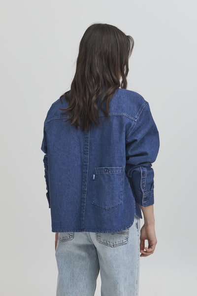 BABIANCA DENIMSHIRT MEDIUM BLUE WASH - 50405375 Thumbnail
