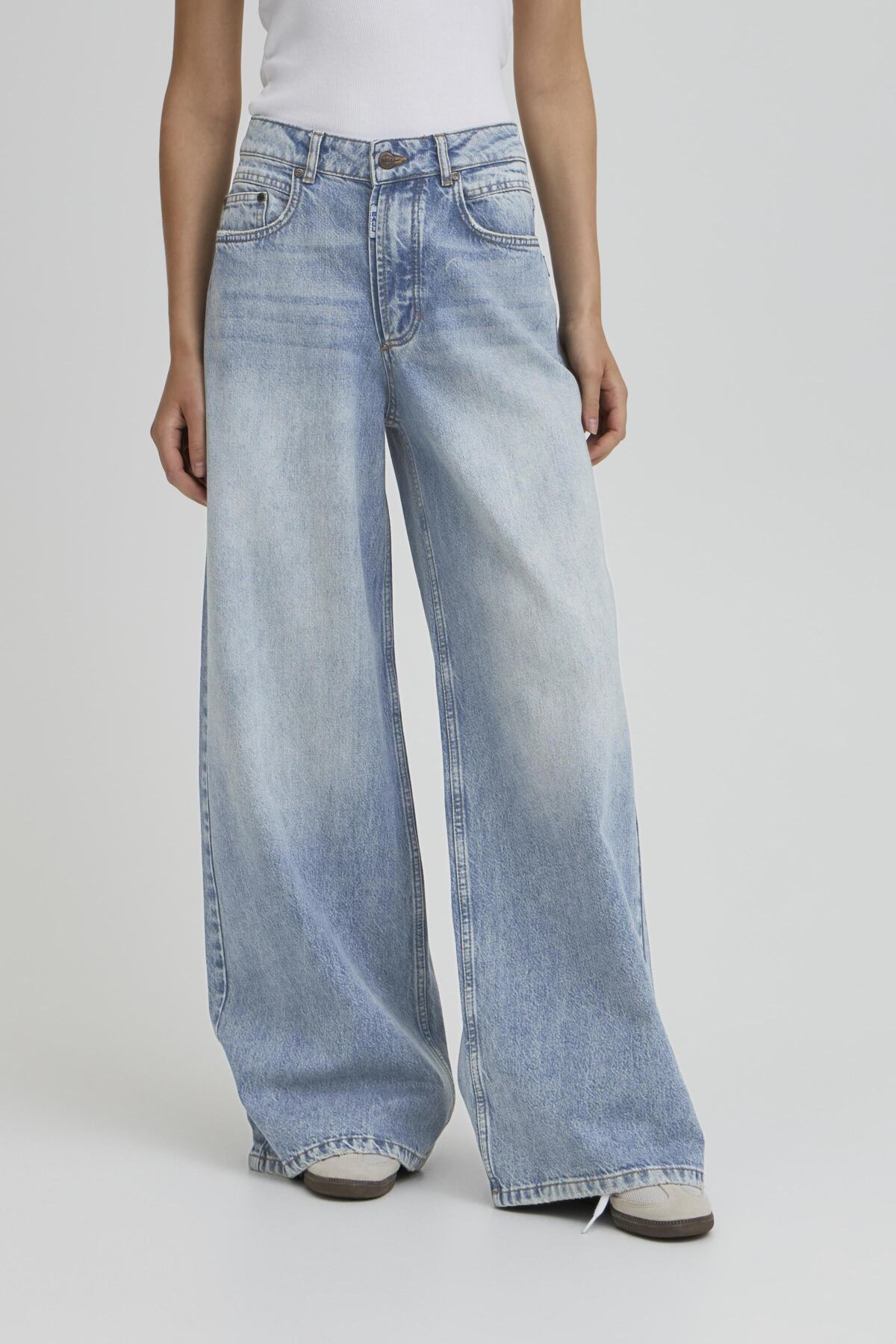 BASAGA HW WIDE LEG 90S MEDIUM BLUE INDIGO - 9000 - 50408015