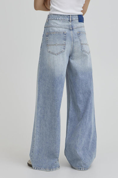 BASAGA HW WIDE LEG 90S MEDIUM BLUE INDIGO - 9000 - 50408015 Thumbnail