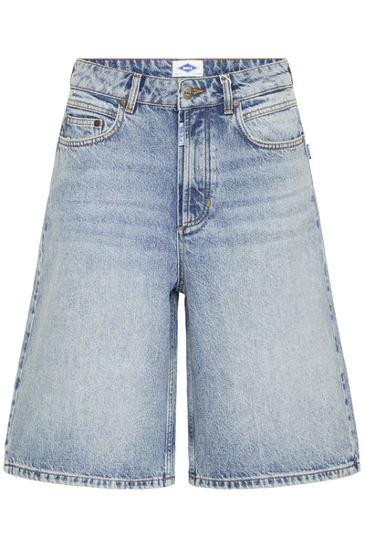 BASAGA MW DENIM SHORTS 90S MEDIUM BLUE INDIGO - 9000 - 50408016 Thumbnail
