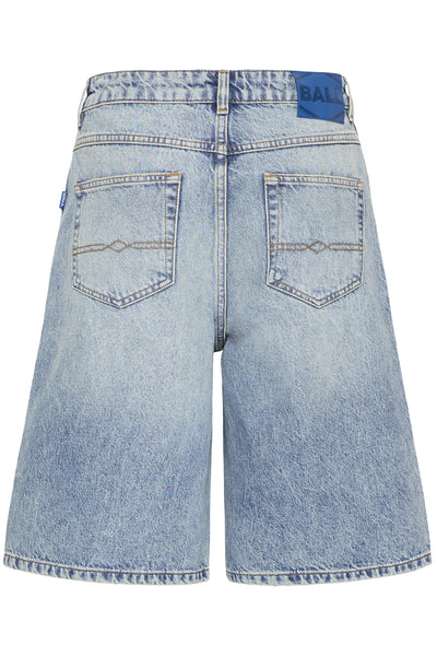 BASAGA MW DENIM SHORTS 90S MEDIUM BLUE INDIGO - 9000 - 50408016 Thumbnail