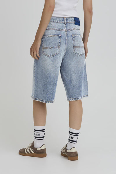 BASAGA MW DENIM SHORTS 90S MEDIUM BLUE INDIGO - 9000 - 50408016 Thumbnail