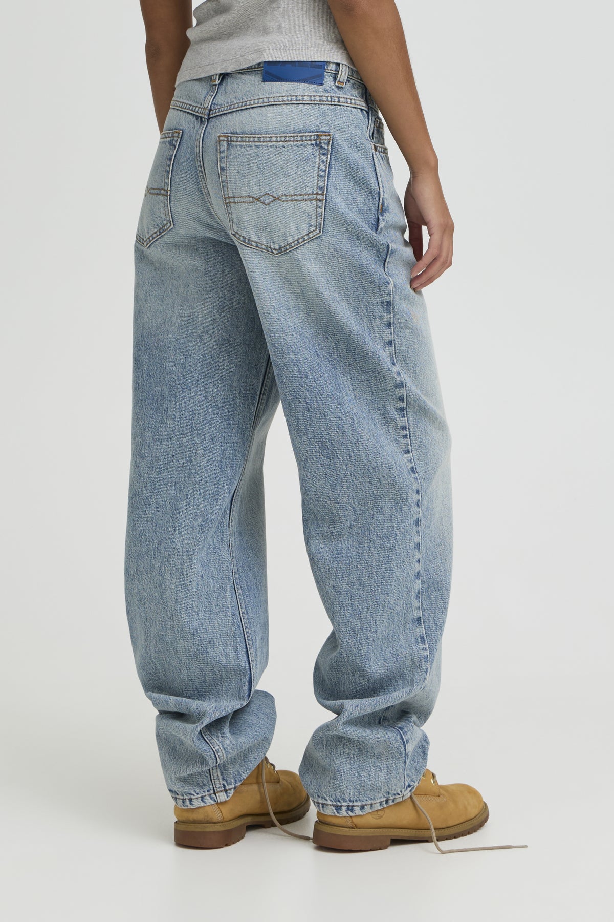 BASAGA MW STRAIGHT JEANS 90S MEDIUM BLUE INDIGO - 9000 - 50408017