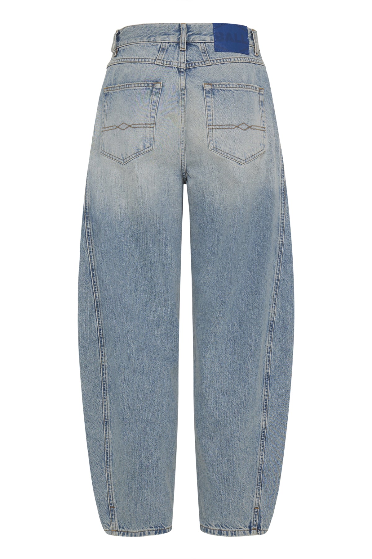 BACAVI CURVED JEANS VINTAGE TINTED INDIGO - 90000 - 50408033