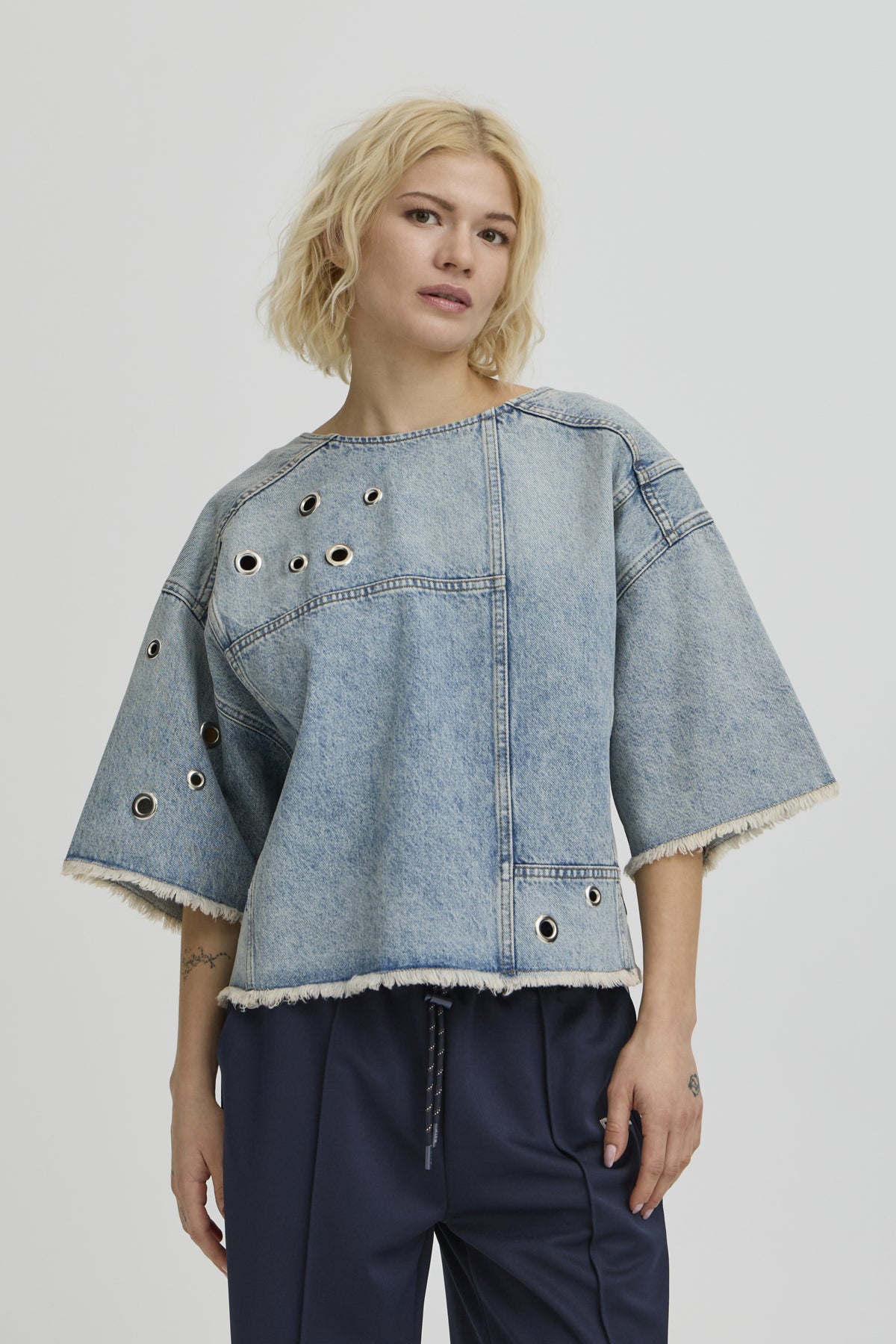 BASAGA REV DENIM-BLUS VINTAGE TINTED INDIGO - 90000 - 50408036