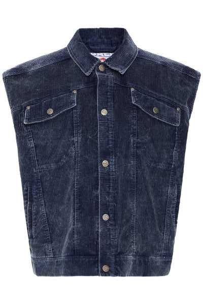 BACORBIN CORDUROY-VÄST Sky Captain - 193922 - 50408057 Thumbnail