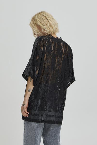 BAFINE LACE OZ TEE Svart - 193911 - 50408068 Thumbnail
