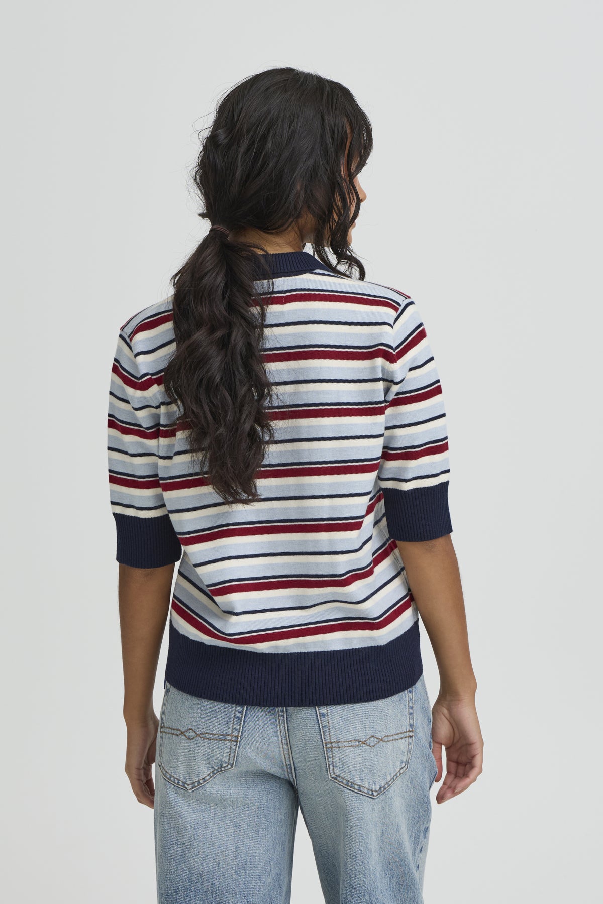BAMARIETTA KNIT SL POLO Celestial Blue - 144210 - 50408079