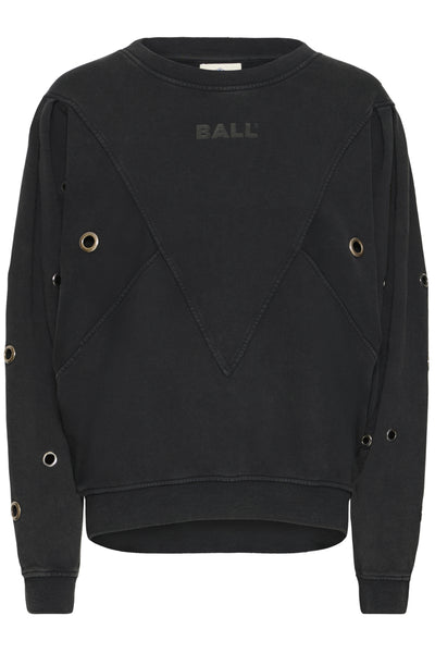 BAANGELA EYELET SWEAT Svart - 193911 - 50408084 Thumbnail