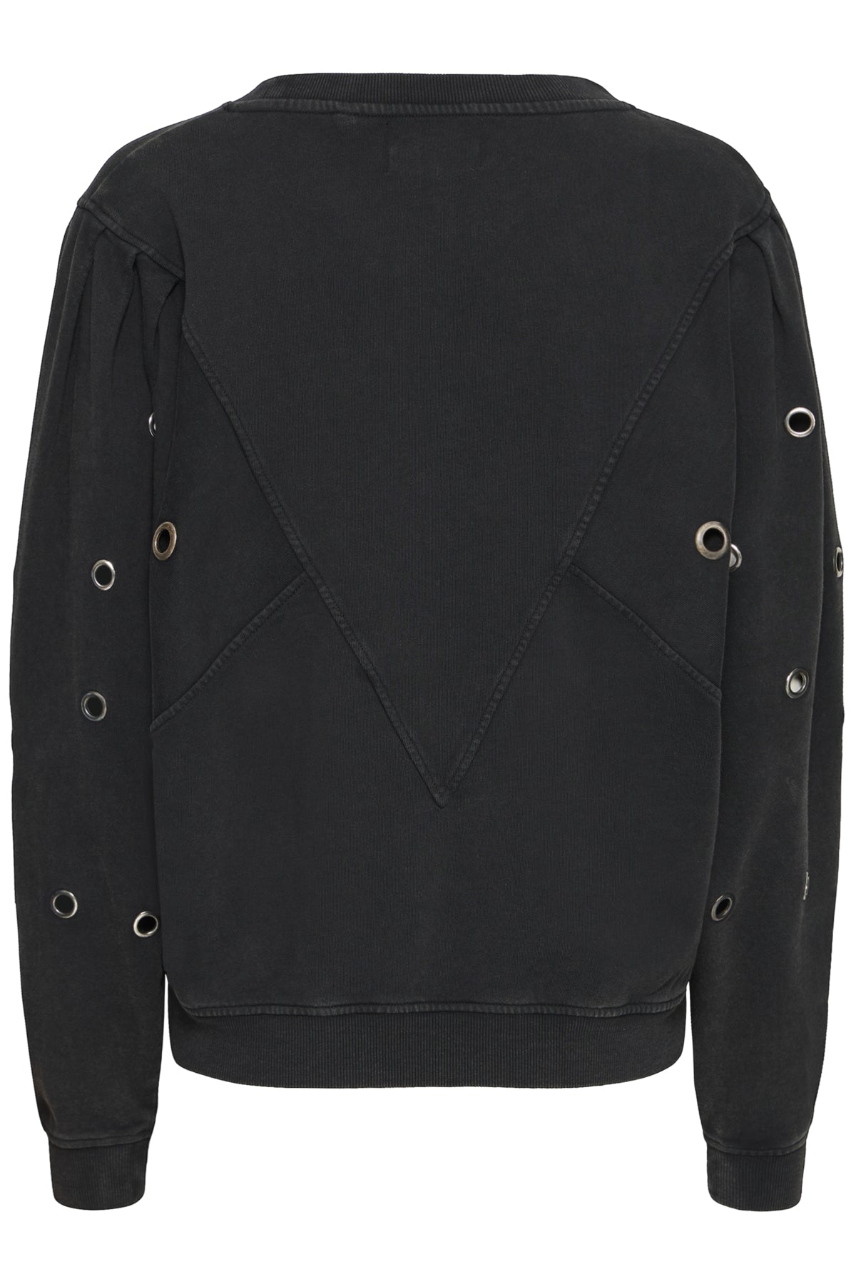 BAANGELA EYELET SWEAT Svart - 193911 - 50408084