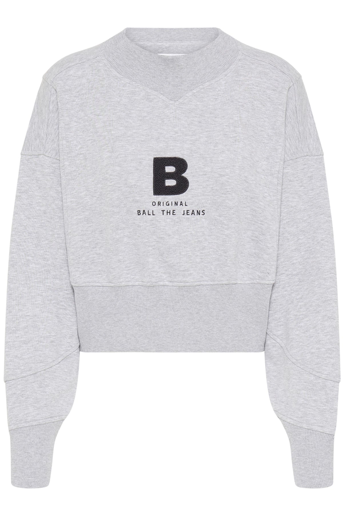 BAALBERTA SWEATSHIRT MELLANGRÅ MELANGE - 90000593 - 50408096