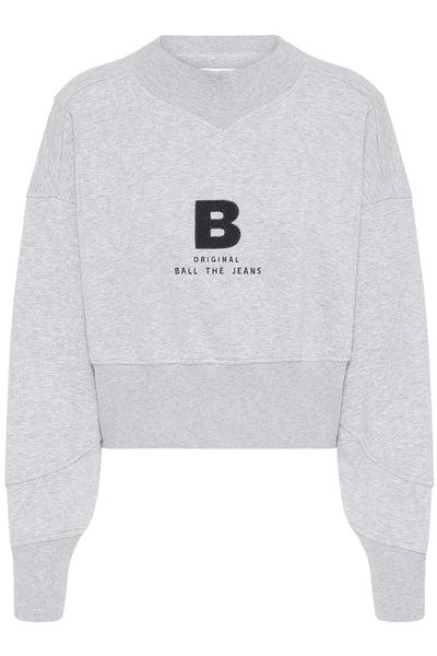 BAALBERTA SWEATSHIRT MELLANGRÅ MELANGE - 90000593 - 50408096 Thumbnail