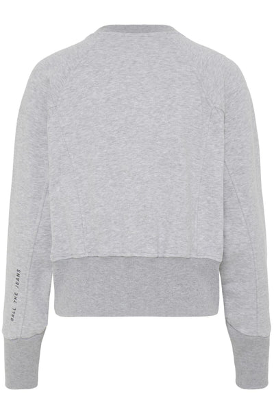 BAALBERTA SWEAT CARDIGAN MEDIUM GRAY MELANGE - 90000593 - 50408097 Thumbnail