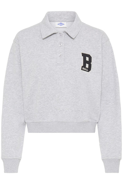 BARIVA POLO SWEAT MELLANGRÅ MELANGE - 90000593 - 50408098 Thumbnail