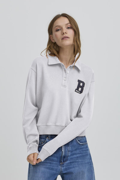BARIVA POLO SWEAT MELLANGRÅ MELANGE - 90000593 - 50408098 Thumbnail