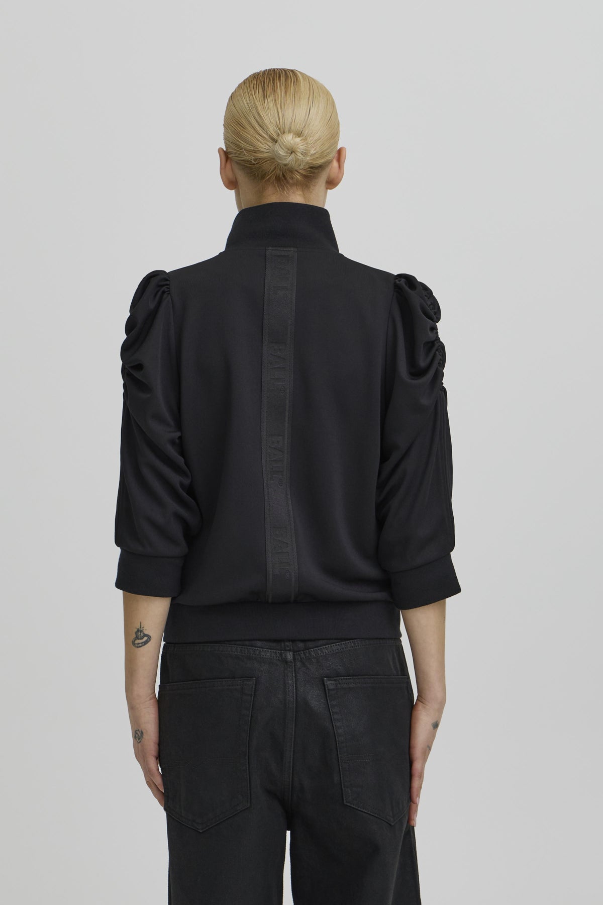 BANICOLINA BLK TRACK JACKET Svart - 193911 - 50408144