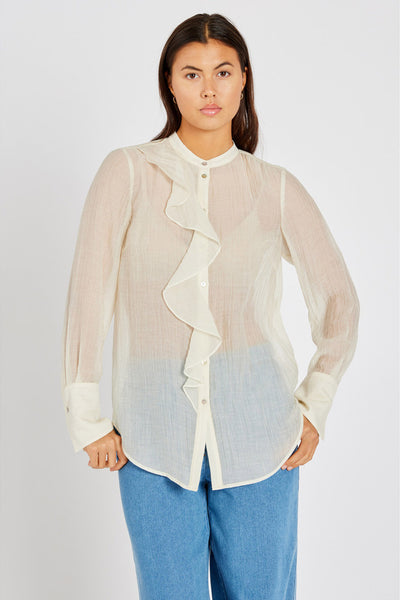 506HMMiranna skjorta 02 Off white - HM1255 Thumbnail