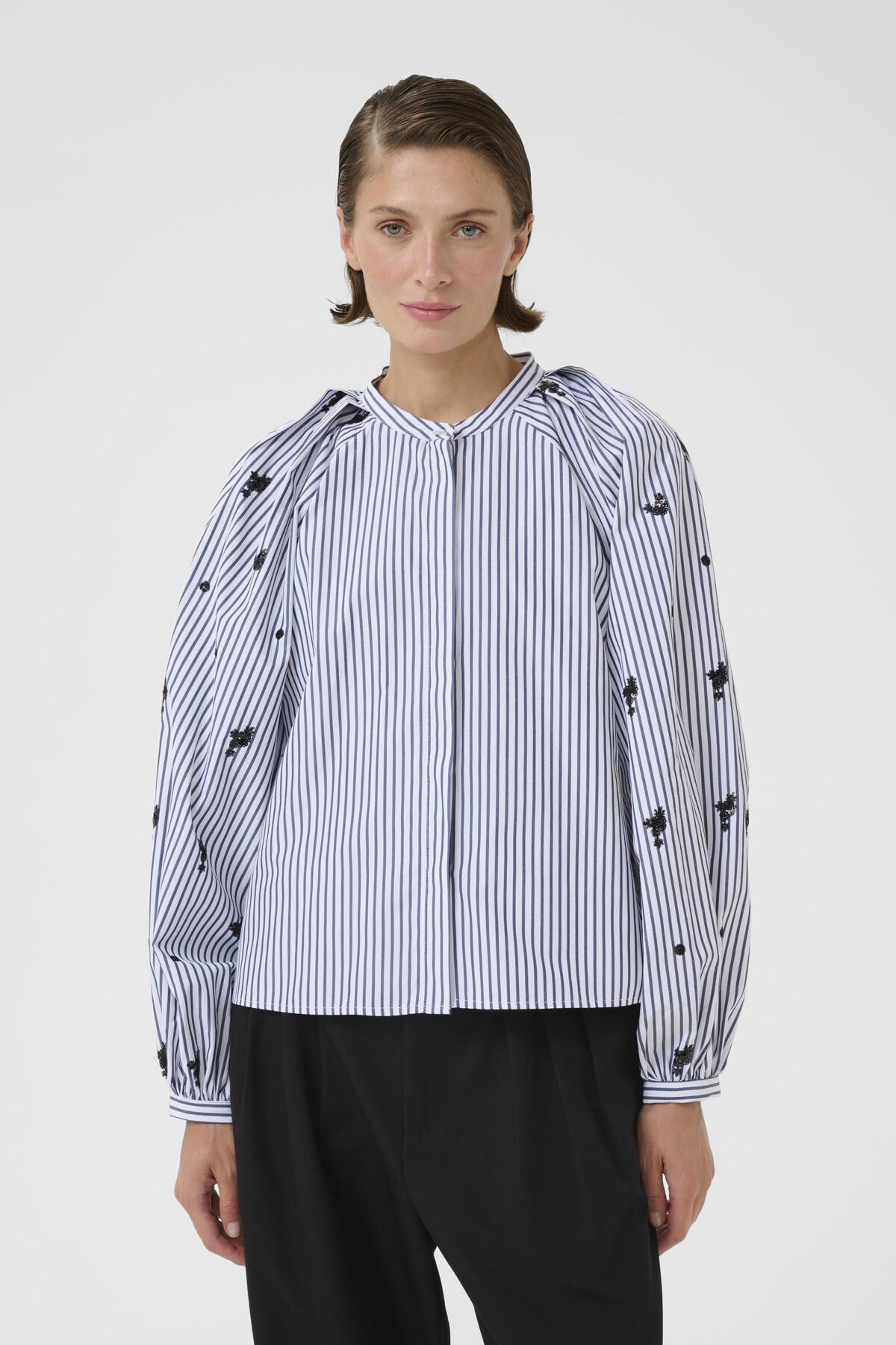KBEgoni Blouse Ombre Blue stripe - 108854 - 10105882
