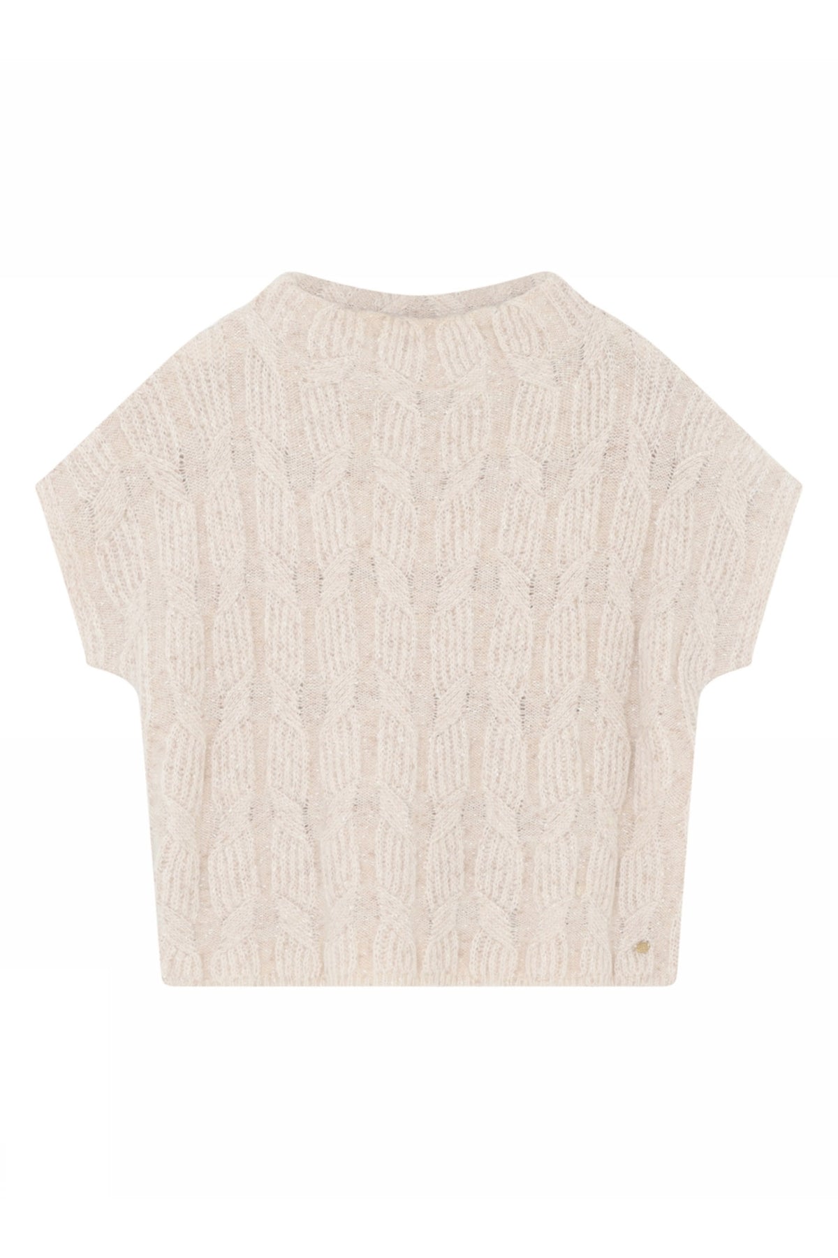 Coya, stickad cape 91010-Off White - 58421/3763