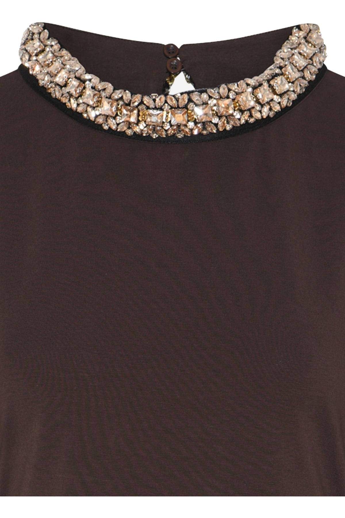 AlnusBBNathala Trim-klänning CHESTNUT - BBW4960