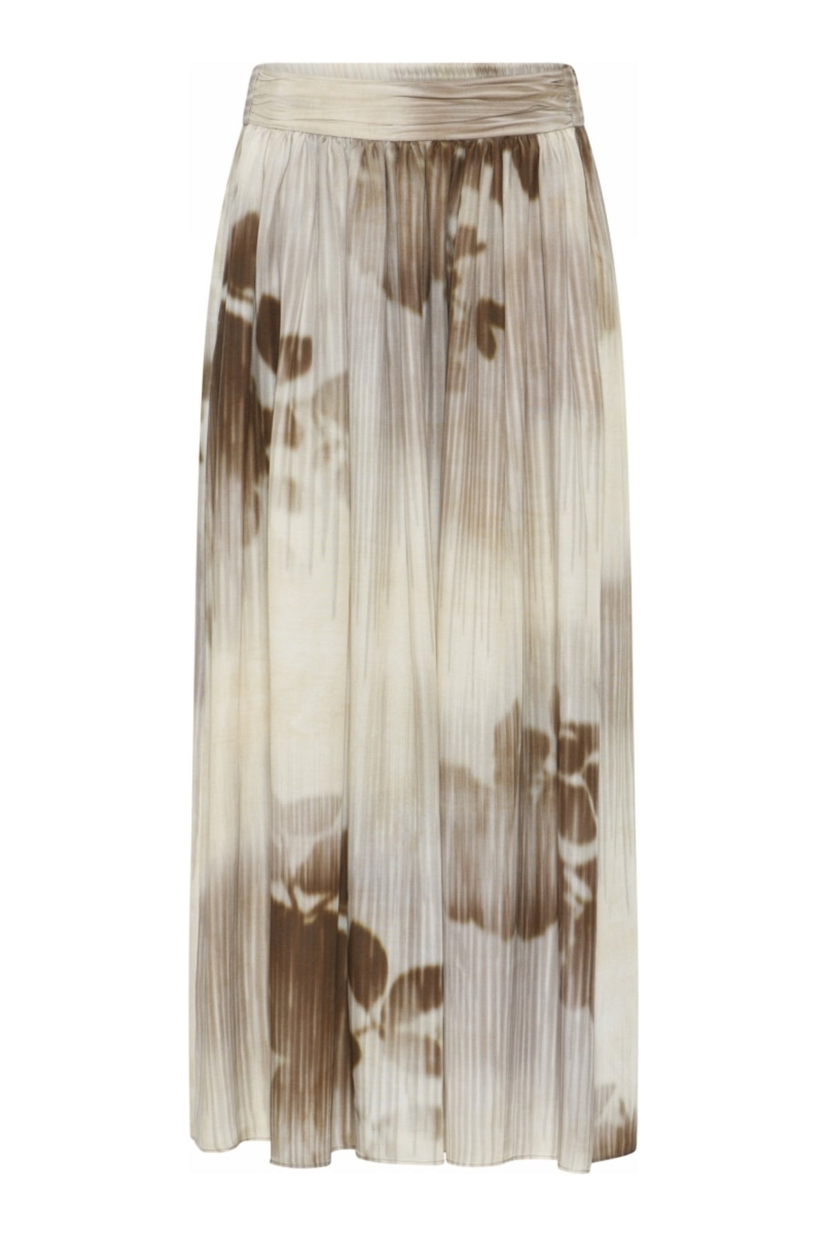 Minea, midikjol lång 82016-CreamBrown - 62551/7358