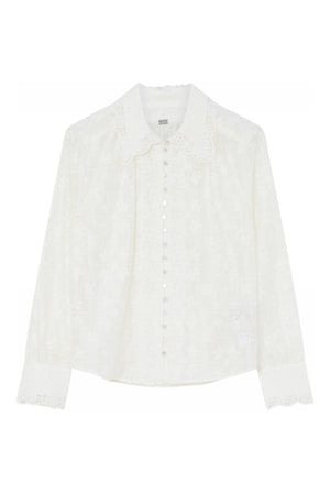 Ilsa, skjorta 1010-Off White - 62638/7655